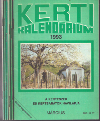 Kerti Kalend�rium 1993./3., 4., 5., 8. 9., 11-12. sz�mok