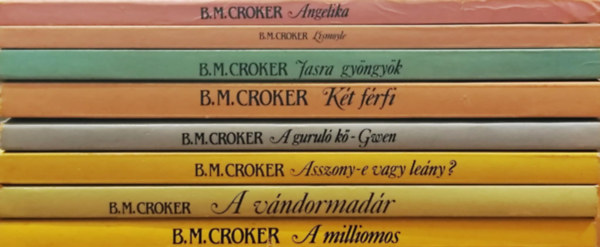 8 db B. M. Croker ktet