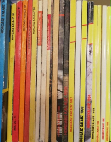21 db Horg�szkalauz , 1979-1999 teljes