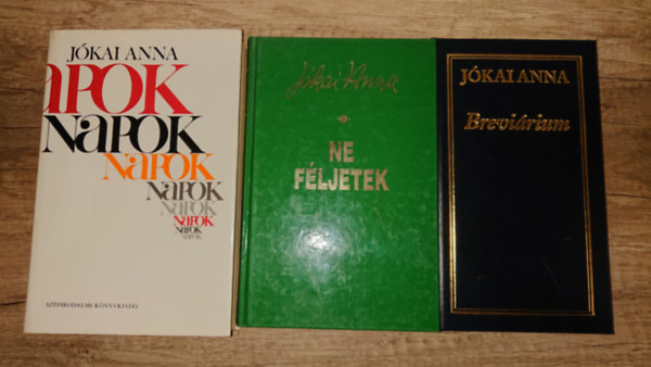3 k�nyv J�kai Ann�t�l: Napok, Ne f�ljetek, Brev�rium