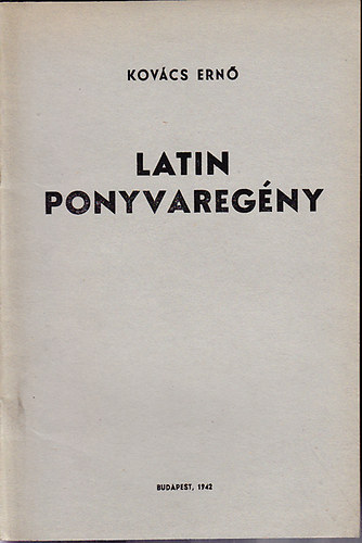 Latin ponyvareg�ny