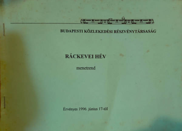 R�ckevei h�v menetrend