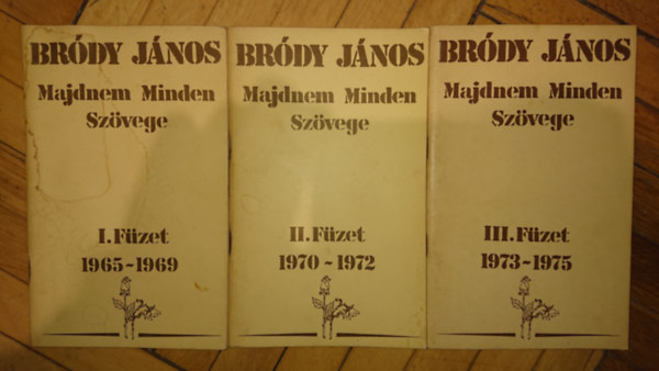 Brdy Jnos Majdnem Minden Szvege I-III.