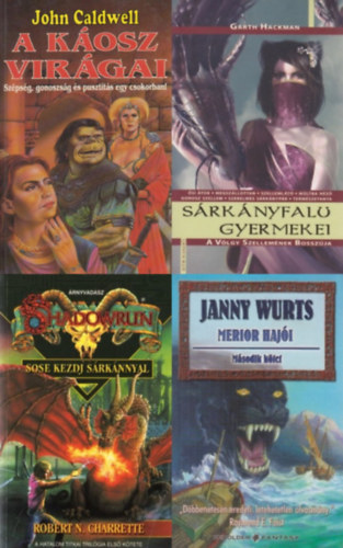 4 db fantasy: A Kosz Virgai + Merior haji II. + Sose kezdj srknnyal + Srknyfalu gyermekei