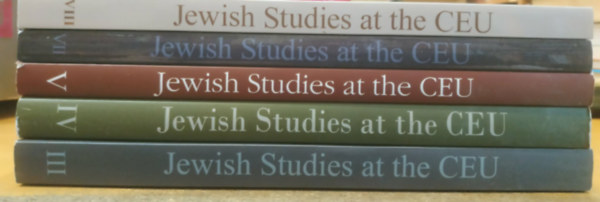 András Kovács - Eszter Andor (szerk./editor) - 5 db Jewish Studies at the CEU III.-VIII.