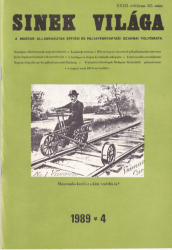 Snek vilga 1989. 4. - XXXII. vfolyam 125. szm
