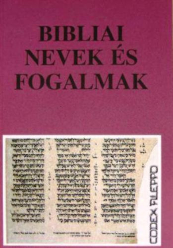 Bibliai nevek s fogalmak