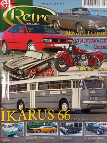 Retro Mobil - Rgi motorok, autk, esemnyek magazinja 2019/1-6.Janurtl jniusig