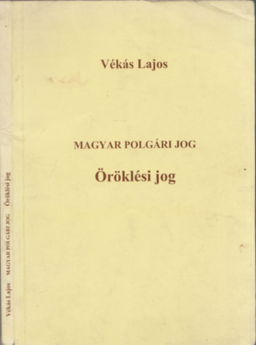 Magyar polgri jog - rklsi jog
