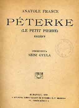 Anatole France - Pterke