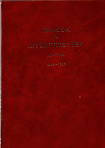 Djasok s kitntetettek adattra 1948-1980