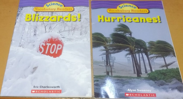 Science Vocabulary Readers: Blizzards! + Hurricanes! (2 fzet)