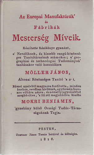 Az eurpai Manufakturk s Fbrikk Mestersg Mveik