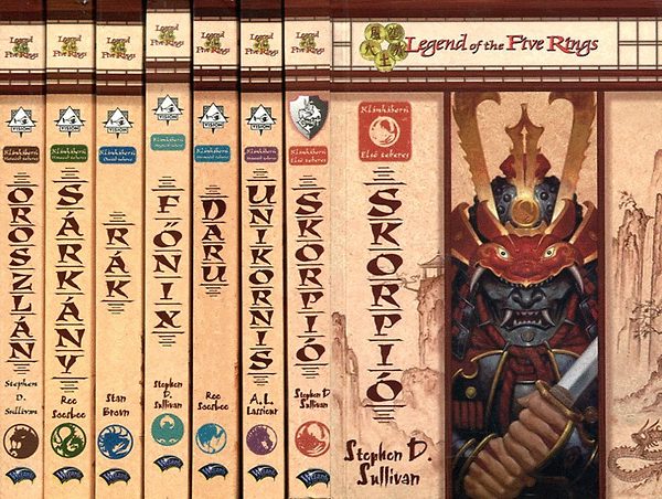 Az �t gy�r� legend�ja sorozat 1-7. (Kl�nh�bor� I-VII. tekercs) / Skorpi�, Unikornis, Daru, F�nix, R�k, S�rk�ny, Oroszl�n