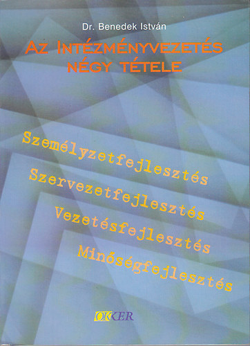 Az intzmnyvezets ngy ttele