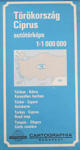 Trkorszg, Ciprus auttrkpe 1:1 000 000