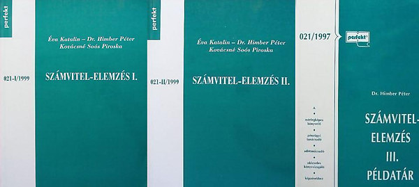Sz�mvitel-elemz�s I-III. (K�t k�tet+P�ldat�r)