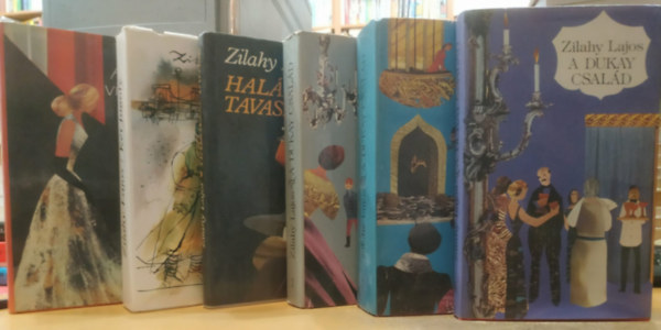 6 db Zilahy Lajos: A Dukay csal�d 1-3.; A fegyverek visszan�znek; Hal�los tavasz; K�t fogoly