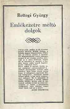 Eml�kezetre m�lt� dolgok