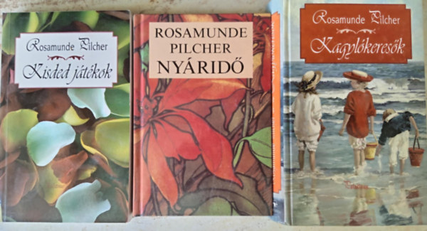 (3db) Rosemunde Pilcher szerelmes regny: Kisded jtkok + Nyrid + Kagylkeresk