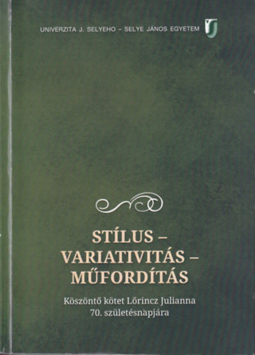 Stílus - Variativiás - Műfordítás
