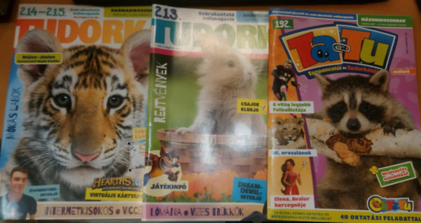 3 db Tatu s Tudorka magazin (szrvnyszmok)