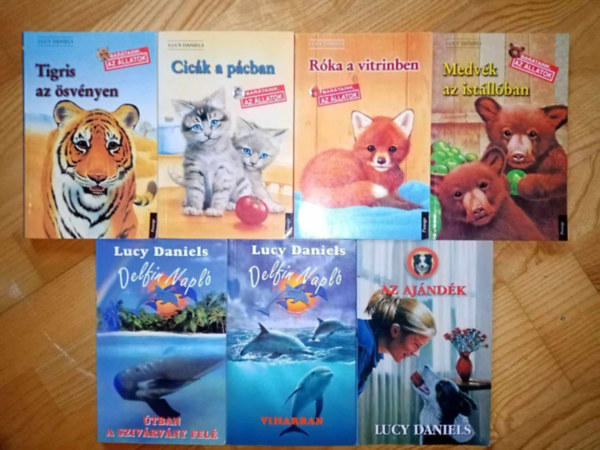 Lucy Daniels - Lucy Daniels ifjsgi knyvcsomag (7db) Tigris az svnyen / Medvk az istllban / Rka a vitrinben / Cick a pcban / tban a szivrvny fel / Viharban / Az ajndk