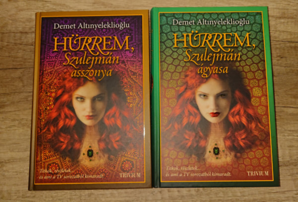 2 k�nyv a Szulejm�n-sorozatb�l: H�rrem, Szulejm�n �gyasa + H�rrem, Szulejm�n asszonya
