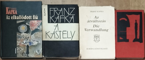 4db Franz Kafka m� - A per, Az �tv�ltoz�s/Die Verwandlung (k�tnyelv�), A kast�ly, Az elkall�dott fi�