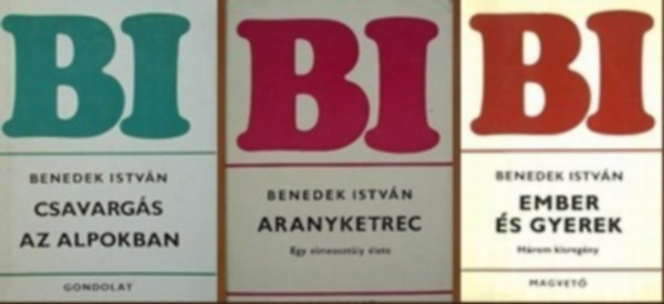 3 db-os k�nyvcsomag (Csavarg�s az Alpokban / Aranyketrec / Ember �s gyerek)
