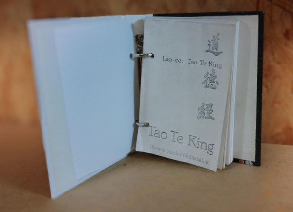 Tao te king - egyedi nyomtats
