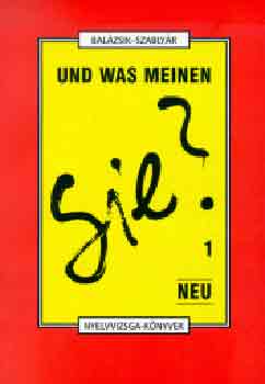 Und was Meinen Sie? 1. - NEU