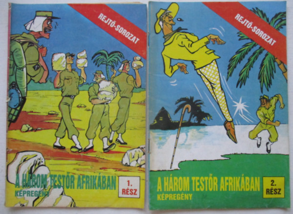 REjtő; Korcsmáros - A három testőr Afrikában I-II (képregény)