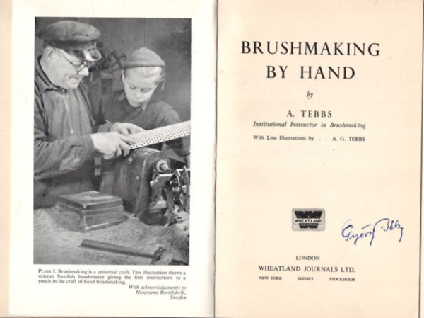 Brushmaking by Hand ( kzi ecsetkszts angol nyelv )