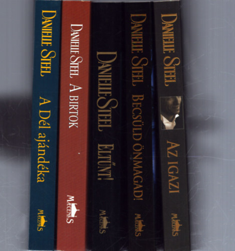 5 db Danielle Steel romantikus regny: Az igazi - Becsld nmagad! - Eltnt! - A birtok - A Dl ajndka