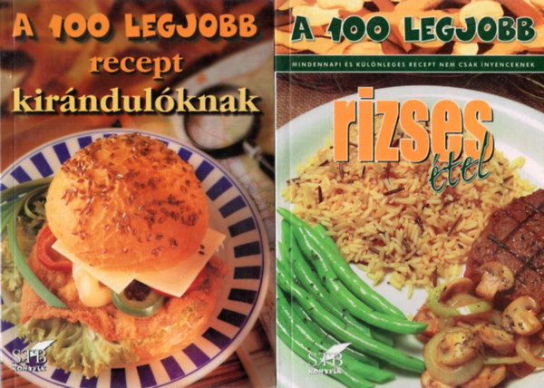 3 db szakcsknyv - A 100 legjobb sorozatbl: A 100 legjobb rizses tel + A 100 legjobb recept kirndulknak + A 100 legjobb zldsges finomsg
