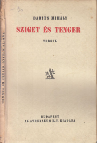 Sziget s tenger - Versek (I. kiads)