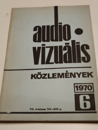 Audiovizu�lis k�zlem�nyek 1970/6