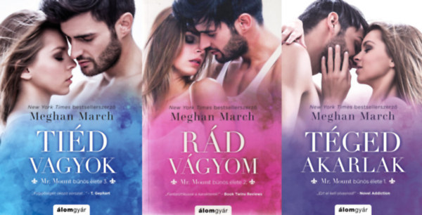 Mr. Mount bns lete 1-3. (Tged Akarlak + Rd vgyom + Tid vagyok)