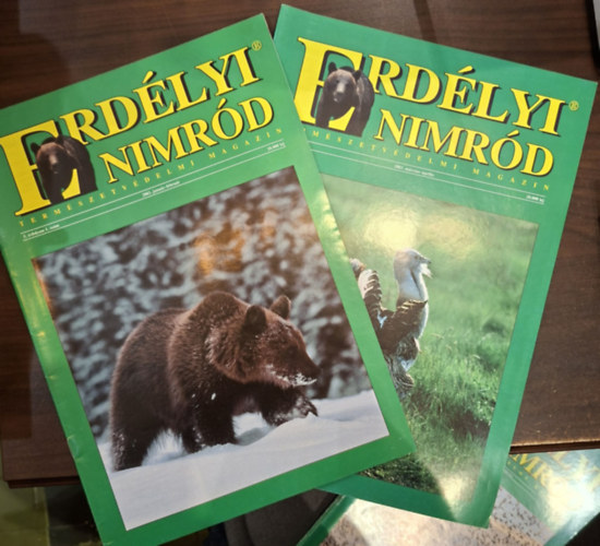 2 db Erd�lyi Nimr�d - Term�szetv�delmi Magazin - 2003. janu�r-febru�r, (5. �vfolyam 1. sz�m) + 2003. m�rcius-�prilis (5. �vfolyam 2. sz�m)