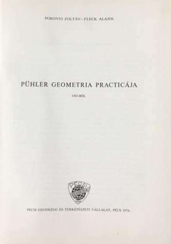 Phler geometria practicja 1563-bl