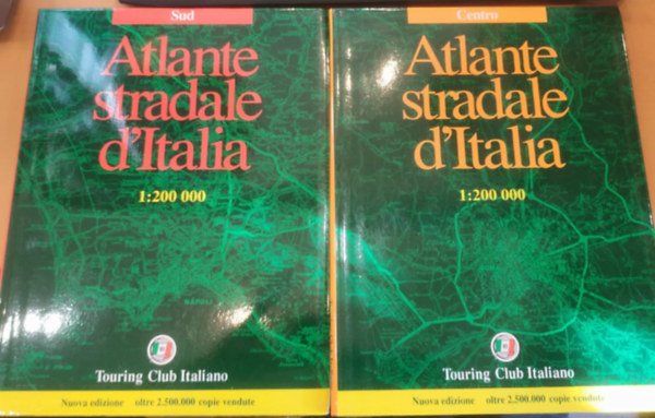 2 db Atlante stradale d'Italia: Sud + Centro 1:20000