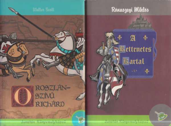 2 db. Jonat�n k�nyvmolyk�pz� k�tet (Oroszl�nsz�v� Rich�rd + A Rettenetes Kartal)