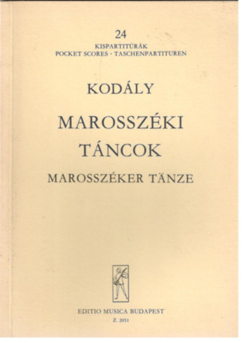 Marosszki tncok (Marosszker Tnze)