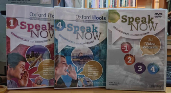 Speak Now 1 + Speak Now 4 + Speak Now 1, 2, 3, 4 Video Program (3 DVD)(Oxford iTools Digital Classroom Resources)