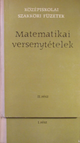 Tank�nyvkiad� - Matematikai versenyt�telek I-II.