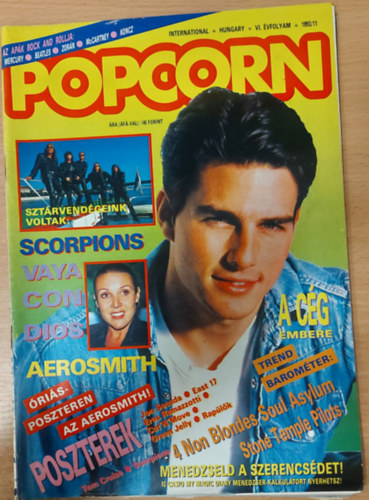 Popcorn International - Hungary VI. vfolyam 1993/11 (Poszter mellklettel)