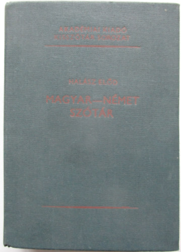 Magyar-nmet sztr (Kissztr sorozat)