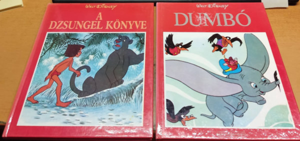 2 db Egmont-Pannonia Disney ktet: A dzsungel knyve + Dumb