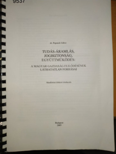 Tudsramls, jogbiztonsg, egyttmkds